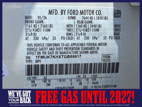New 2026 Ford Explorer ST-Line w/ ST-Line Street Pack RWD image 39