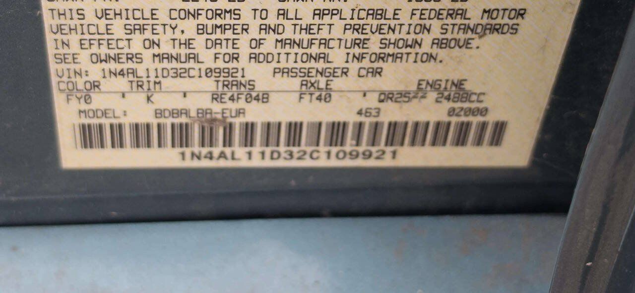 Used 2002 Nissan Altima 2.5 S FWD image 10