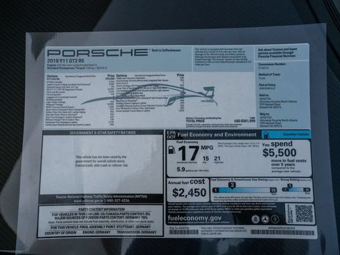 Used 2018 Porsche 911 GT2 RS RWD image 60