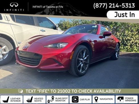 Used 2022 MAZDA MX-5 Miata RF Grand Touring w/ Weather Package RWD image 1