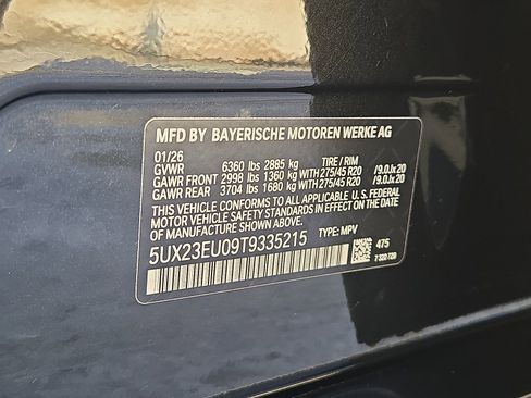 New 2026 BMW X5 xDrive40i w/ M Sport Package image 10