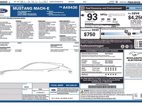 Certified 2023 Ford Mustang Mach-E Premium AWD/4WD image 34