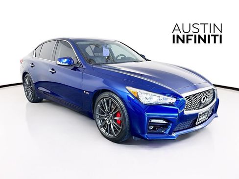 Certified 2017 INFINITI Q50 Red Sport 400 AWD/4WD image 1