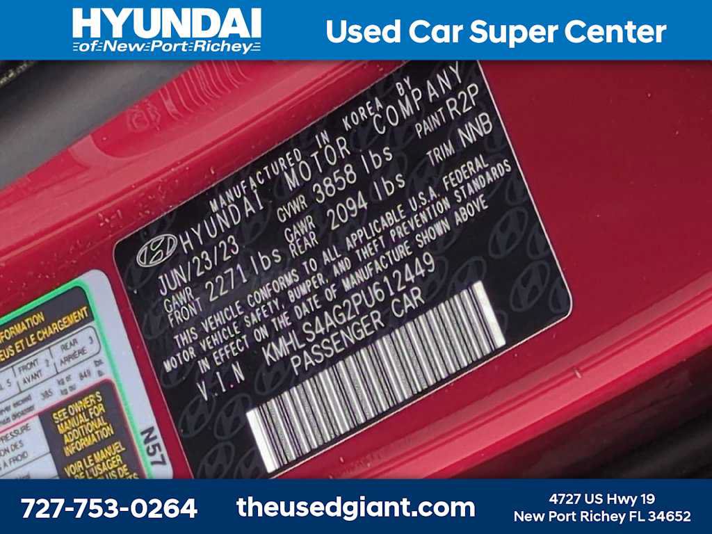 Certified 2023 Hyundai Elantra SEL w/ Convenience Package FWD image 30