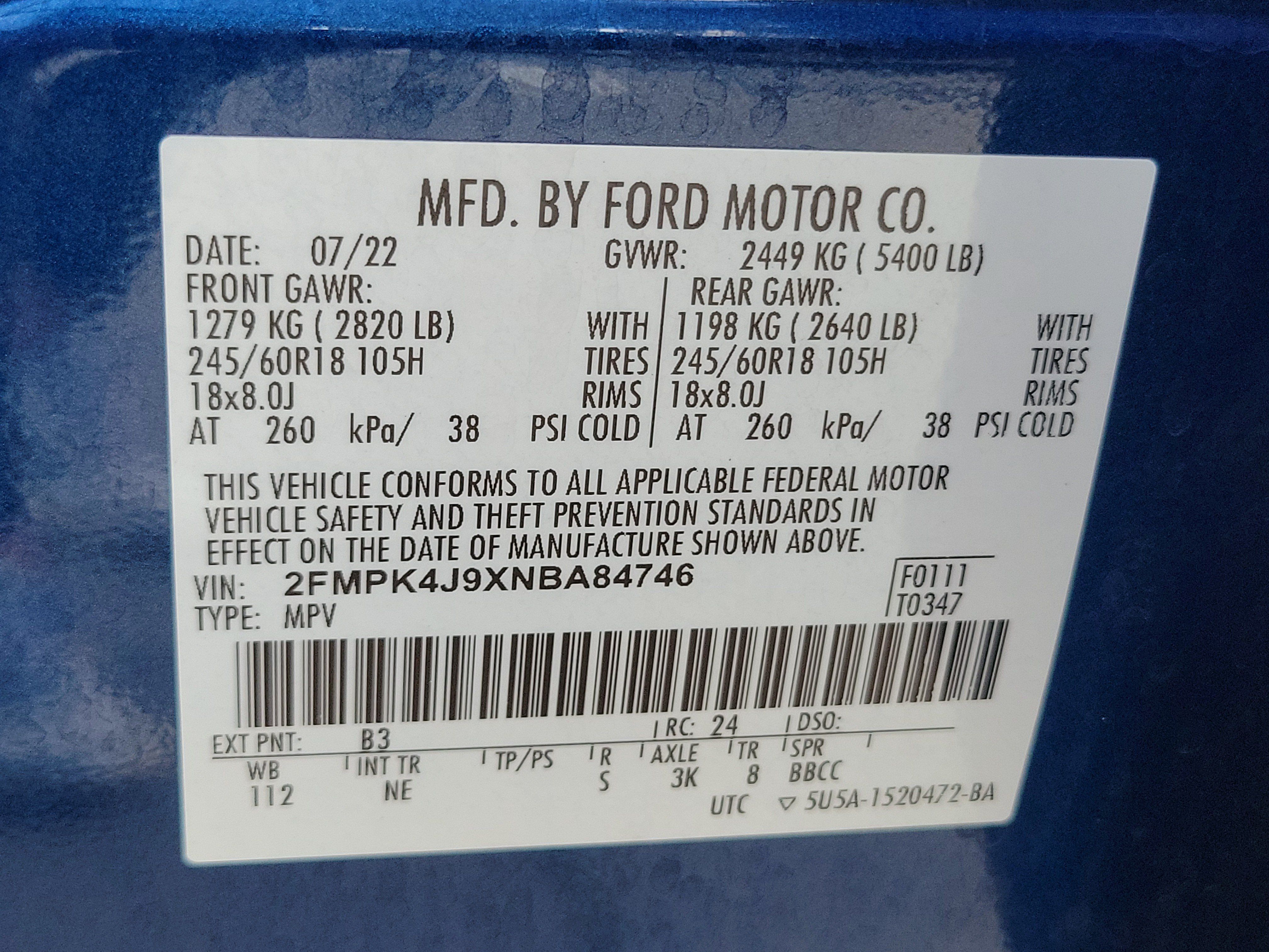 Used 2022 Ford Edge SEL w/ Sport Appearance Package AWD/4WD image 30