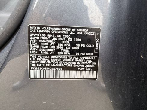 Used 2021 Volkswagen Atlas Cross Sport SEL AWD/4WD image 25