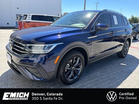 Certified 2023 Volkswagen Tiguan SE w/ Panoramic Sunroof Package AWD/4WD image 1