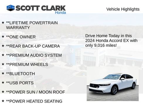 Used 2024 Honda Accord EX image 11