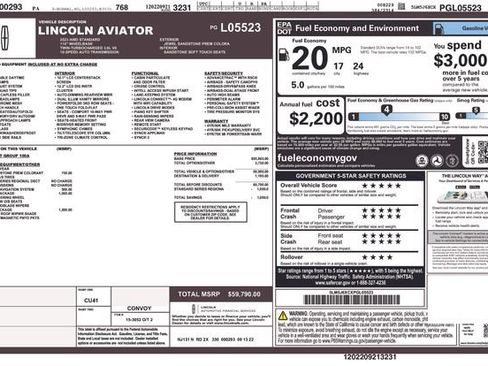 Used 2023 Lincoln Aviator AWD w/ Premium Package image 12