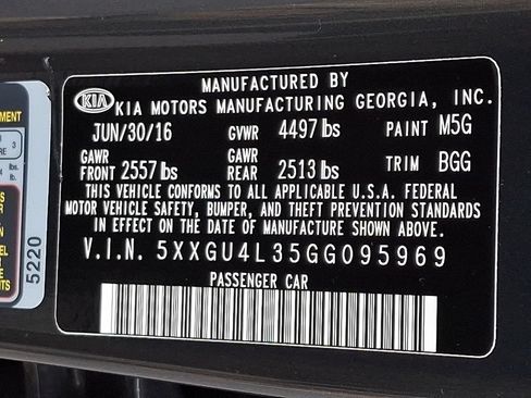 Used 2016 Kia Optima EX FWD image 27