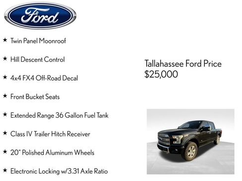 Used 2015 Ford F150 Platinum w/ FX4 Off-Road Package image 13