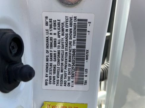 Used 2016 Honda Civic LX image 11