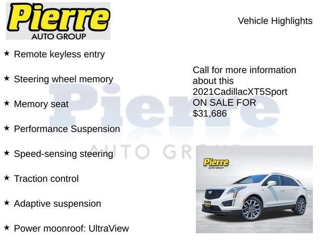 Used 2021 Cadillac XT5 Sportv AWD/4WD image 22
