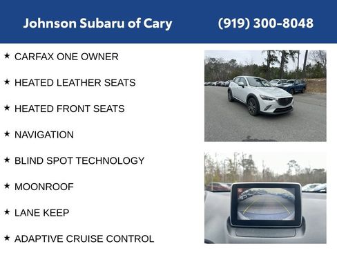 Used 2016 MAZDA CX-3 Grand Touring image 6