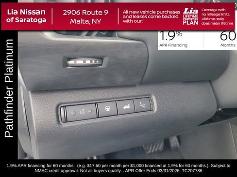 New 2026 Nissan Pathfinder Platinum image 16