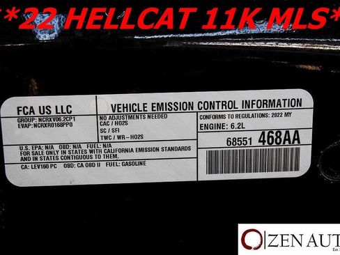 Used 2022 Dodge Charger SRT Hellcat w/ Harman/Kardon Audio Group image 64