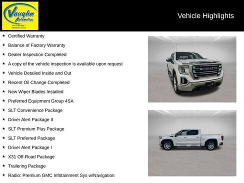 Used 2021 GMC Sierra 1500 SLT w/ SLT Premium Plus Package AWD/4WD image 2