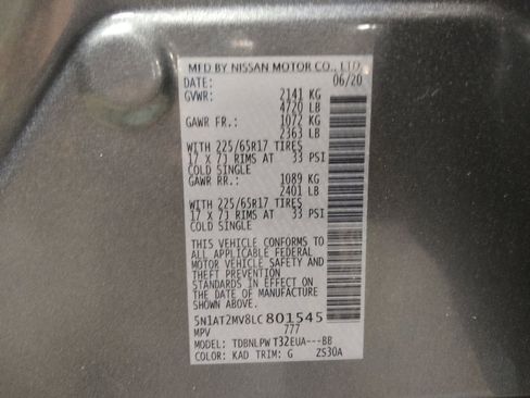Used 2020 Nissan Rogue S AWD/4WD image 33