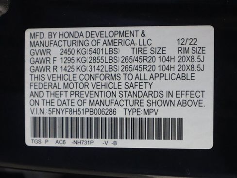 Used 2023 Honda Passport EX-L image 56