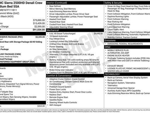 New 2026 GMC Sierra 2500 Denali w/ Denali Reserve Package image 11