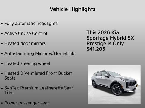 New 2026 Kia Sportage SX Prestige image 10