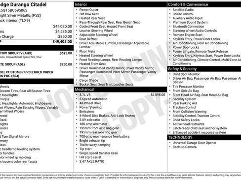 Used 2011 Dodge Durango Citadel w/ Trailer Tow Group IV image 6