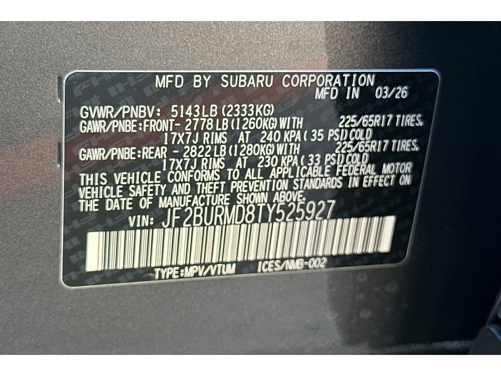 New 2026 Subaru Outback Wilderness AWD/4WD image 28