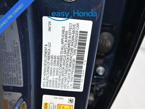 Certified 2025 Honda Accord SE image 18