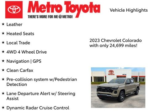 Used 2023 Chevrolet Colorado Z71 w/ Z71 Convenience Package 2 AWD/4WD image 8