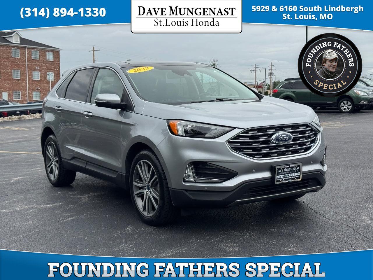 Used 2022 Ford Edge Titanium w/ Class II Trailer Tow Package AWD/4WD image 1
