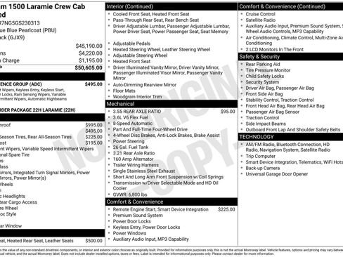 Used 2016 RAM 1500 Laramie w/ Convenience Group AWD/4WD image 4