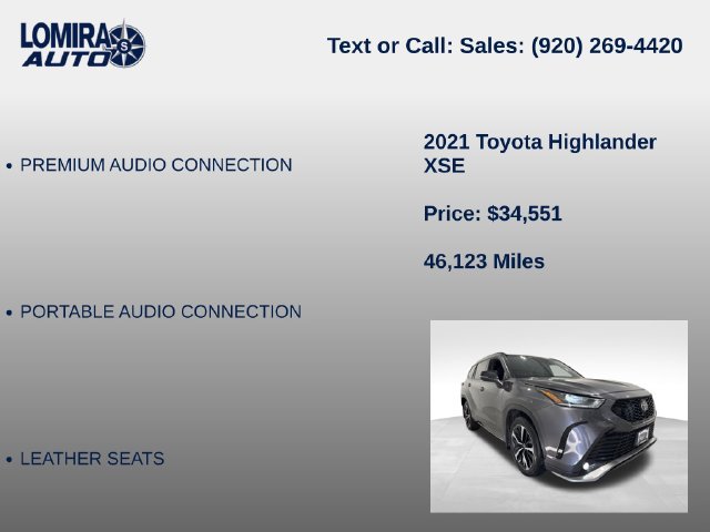Used 2021 Toyota Highlander XSE AWD/4WD image 21