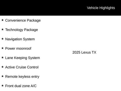 Used 2025 Lexus TX 350 AWD image 12