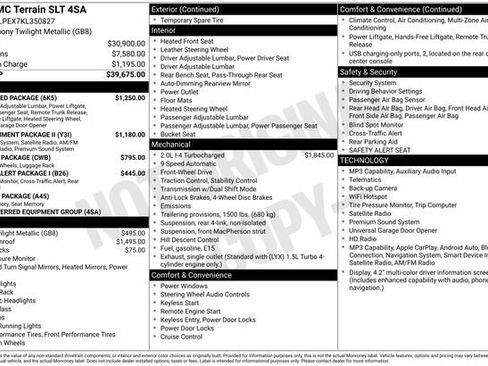Used 2019 GMC Terrain SLT w/ Preferred Package FWD image 7