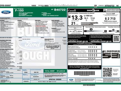 Used 2019 Ford F150 Lariat w/ Equipment Group 502A Luxury image 3