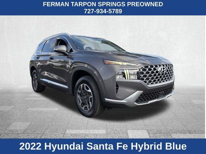 Used 2022 Hyundai Santa Fe Blue