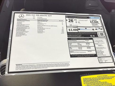 New 2026 Mercedes-Benz GLC 300 4MATIC image 18