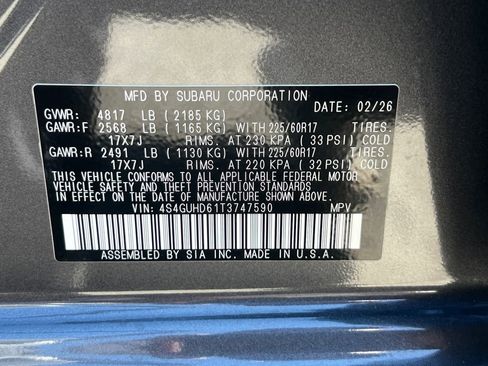 New 2026 Subaru Crosstrek 2.0i Premium AWD/4WD image 31