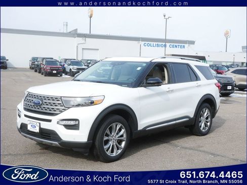 Used 2021 Ford Explorer Limited w/ Class III Trailer Tow Package image 1