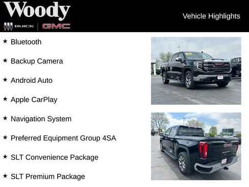 Certified 2023 GMC Sierra 1500 SLT w/ SLT Premium Package AWD/4WD image 3