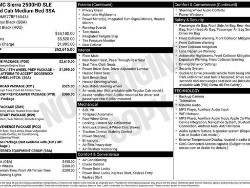 Used 2024 GMC Sierra 2500 SLE w/ SLE Value Package; AWD/4WD image 3