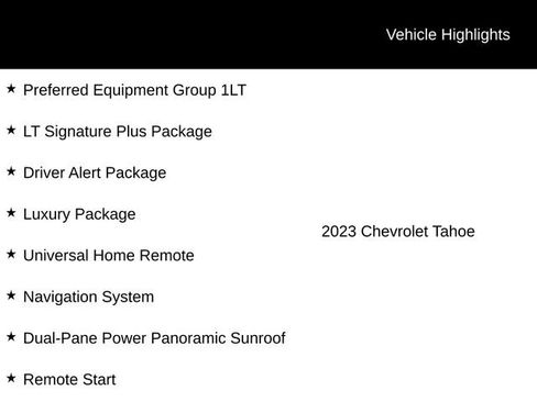 Used 2023 Chevrolet Tahoe LT w/ LT Signature Plus Package image 12