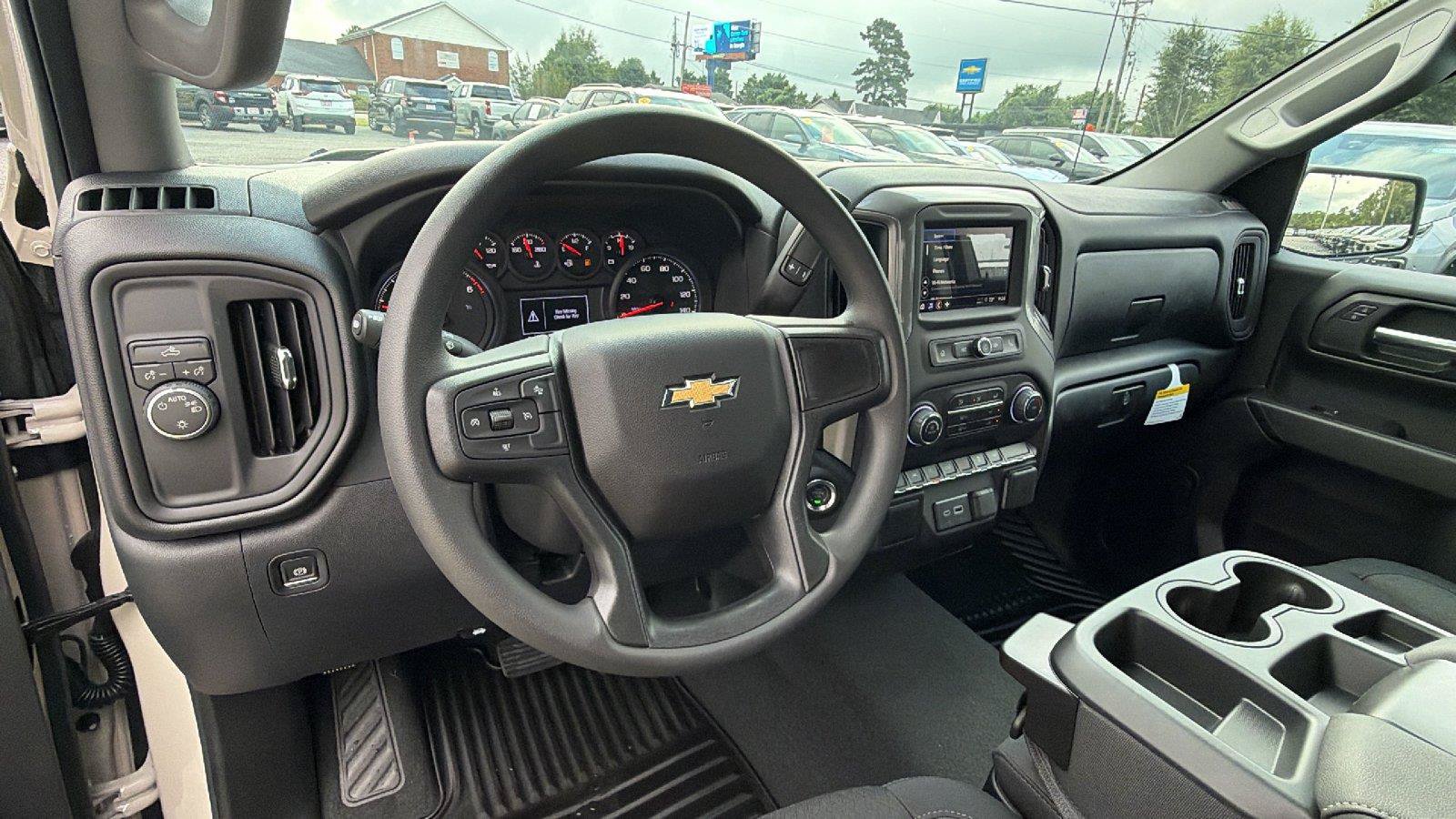 New 2026 Chevrolet Silverado 1500 Custom w/ Turbomax Blackout Package RWD image 3