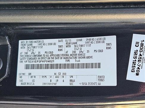 Used 2015 Ford F150 XL w/ Equipment Group 101A Mid image 20