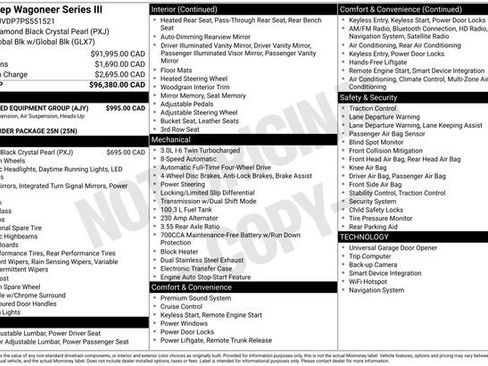 Used 2023 Jeep Wagoneer Series III w/ Preferred Equipment Group AWD/4WD image 6