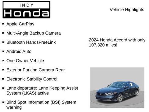 Used 2024 Honda Accord EX image 7