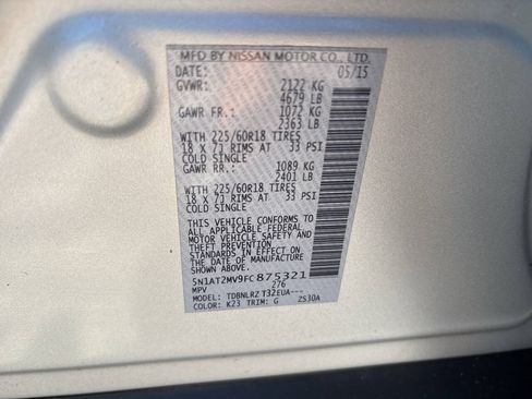 Used 2015 Nissan Rogue SL AWD/4WD image 32