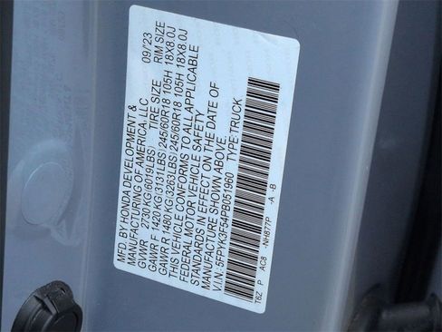 Used 2023 Honda Ridgeline RTL image 33