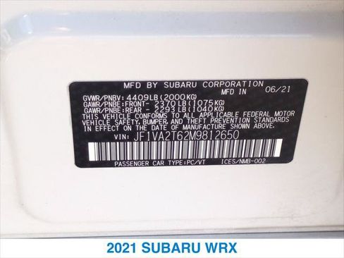 Used 2021 Subaru WRX STI Limited w/ Popular Package #3 (IZT) AWD/4WD image 26