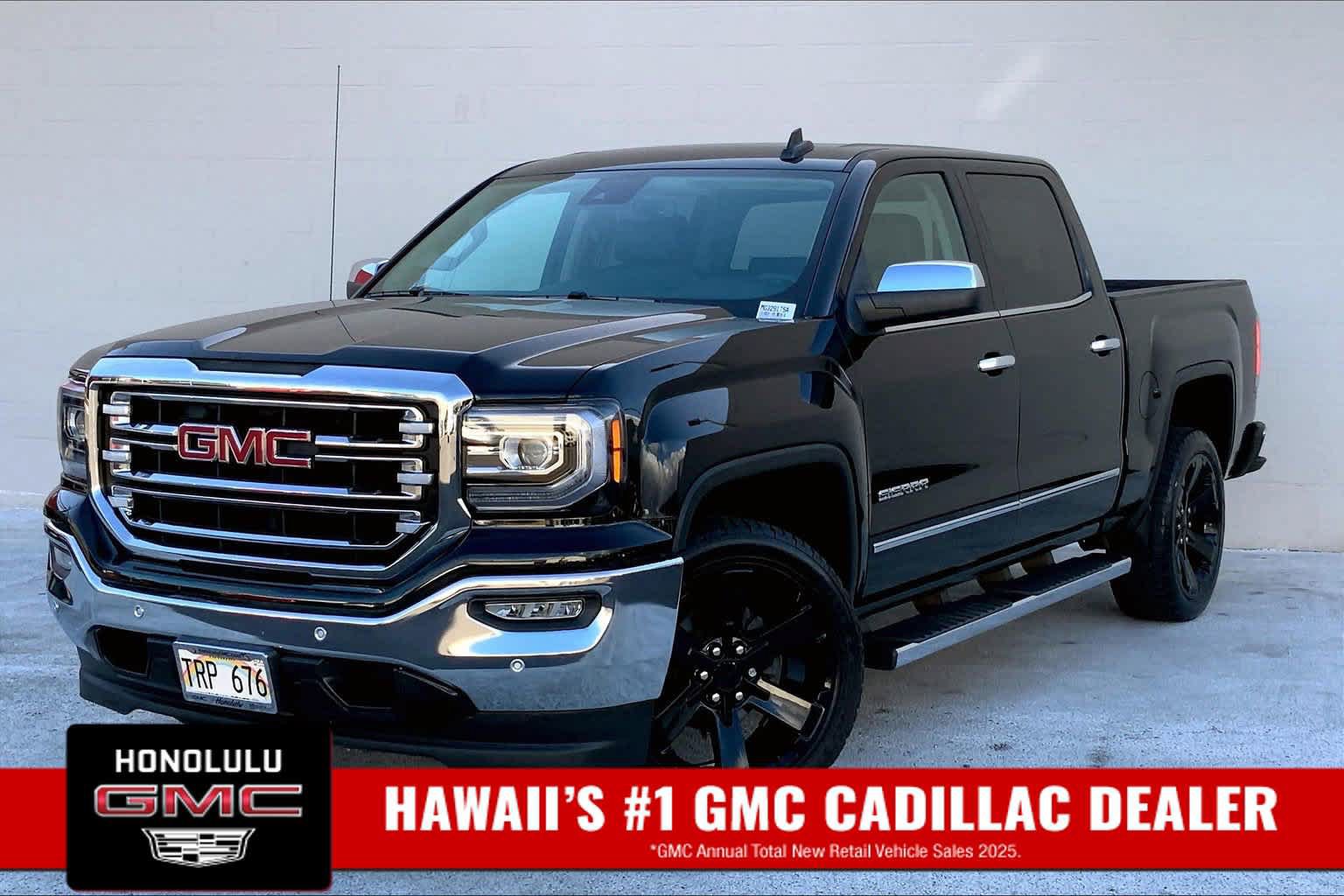 Used 2018 GMC Sierra 1500 SLT w/ Enhanced Driver Alert Package RWD image 1